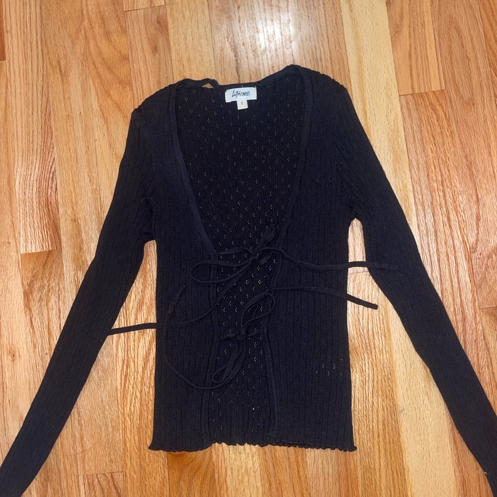 Knit Tie Top